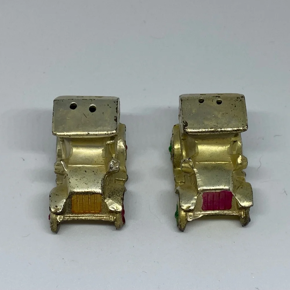 60’s Antique Car Salt & Pepper Shakers